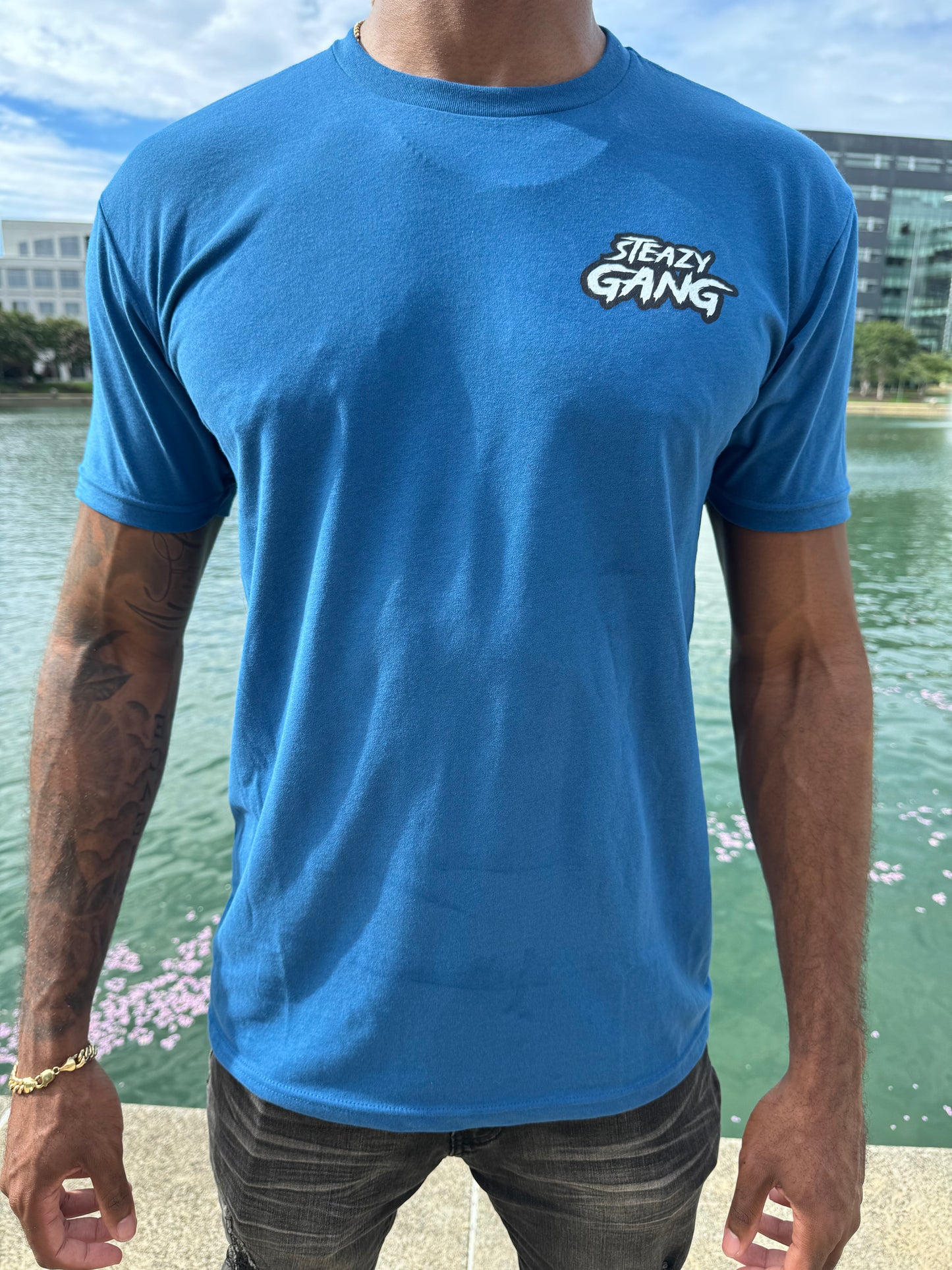 "Can I Grab Them Buns?" TEE BLUE